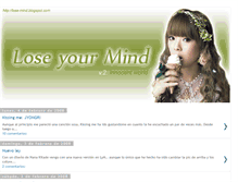 Tablet Screenshot of lose-mind.blogspot.com