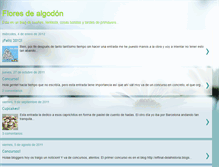 Tablet Screenshot of floresdalgodon.blogspot.com