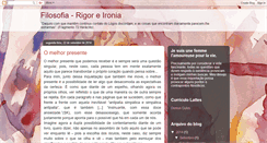 Desktop Screenshot of filosofia-rigoreironia.blogspot.com