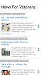 Mobile Screenshot of newsforveterans.blogspot.com