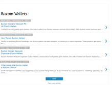 Tablet Screenshot of buxton-wallets.blogspot.com