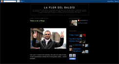 Desktop Screenshot of laflordelbaldio.blogspot.com