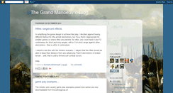 Desktop Screenshot of grandmanoeuvre.blogspot.com