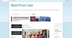 Desktop Screenshot of bestpromhair.blogspot.com