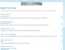 Tablet Screenshot of bestpromhair.blogspot.com