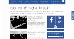 Desktop Screenshot of dichvuhotrophapluat.blogspot.com