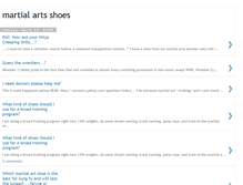 Tablet Screenshot of 4martial-arts-shoes.blogspot.com