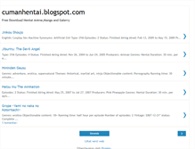 Tablet Screenshot of cumanhentai.blogspot.com