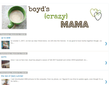 Tablet Screenshot of boydscrazymama.blogspot.com
