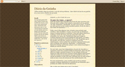 Desktop Screenshot of diario-de-uma-gatinha.blogspot.com