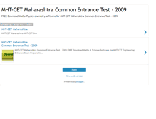 Tablet Screenshot of mht-cet-maharashtra.blogspot.com