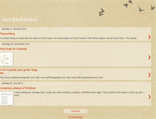 Tablet Screenshot of jazzandguitar.blogspot.com