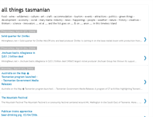 Tablet Screenshot of allthingstasmanian.blogspot.com