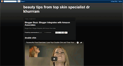 Desktop Screenshot of drkhurrambeautytips.blogspot.com
