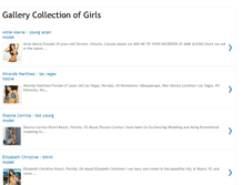 Tablet Screenshot of girl-gallery-collection.blogspot.com