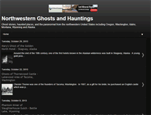 Tablet Screenshot of northwesternghostsandhauntings.blogspot.com