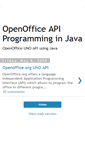 Mobile Screenshot of openofficejava.blogspot.com