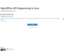 Tablet Screenshot of openofficejava.blogspot.com