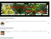 Tablet Screenshot of livedangerouslywhileeating.blogspot.com