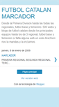 Mobile Screenshot of futbolcatalanmarcador.blogspot.com