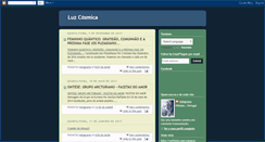 Desktop Screenshot of luzcozmica.blogspot.com