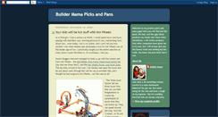 Desktop Screenshot of buildermamapicksandpans.blogspot.com