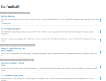 Tablet Screenshot of funfootballstar.blogspot.com