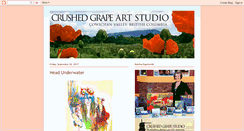 Desktop Screenshot of crushedgrapestudio.blogspot.com