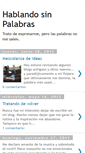 Mobile Screenshot of hablando-sin-palabras.blogspot.com