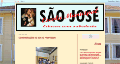 Desktop Screenshot of escolasaojosejt.blogspot.com