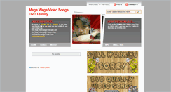 Desktop Screenshot of megawegasongsdvd.blogspot.com