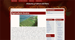 Desktop Screenshot of historiaculturaperu.blogspot.com