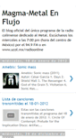 Mobile Screenshot of magma-metalenflujo.blogspot.com