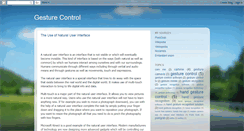 Desktop Screenshot of gesturecontrol.blogspot.com