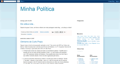 Desktop Screenshot of minhapolitica.blogspot.com