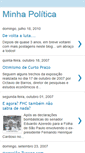 Mobile Screenshot of minhapolitica.blogspot.com