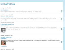 Tablet Screenshot of minhapolitica.blogspot.com