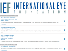 Tablet Screenshot of internationaleyefoundation.blogspot.com