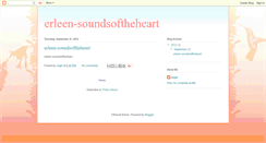 Desktop Screenshot of erleen-soundsoftheheart.blogspot.com