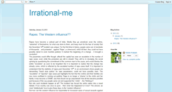 Desktop Screenshot of irrational-me.blogspot.com