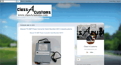 Desktop Screenshot of classacustoms.blogspot.com