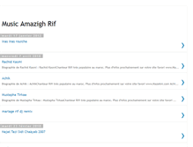 Tablet Screenshot of music-amazigh-rif.blogspot.com