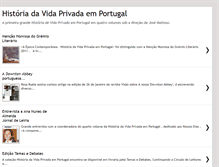 Tablet Screenshot of historiadavidaprivadaemportugal.blogspot.com