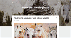 Desktop Screenshot of horses-joartcologne.blogspot.com