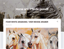 Tablet Screenshot of horses-joartcologne.blogspot.com