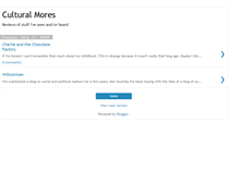 Tablet Screenshot of culturalmores.blogspot.com