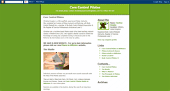 Desktop Screenshot of corecontrolpilates.blogspot.com