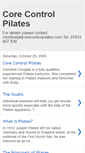 Mobile Screenshot of corecontrolpilates.blogspot.com
