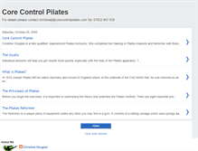 Tablet Screenshot of corecontrolpilates.blogspot.com