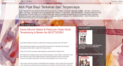 Desktop Screenshot of bayipijat.blogspot.com
